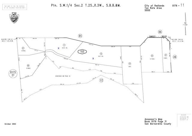 0 Sunset Dr, Redlands, CA 92373