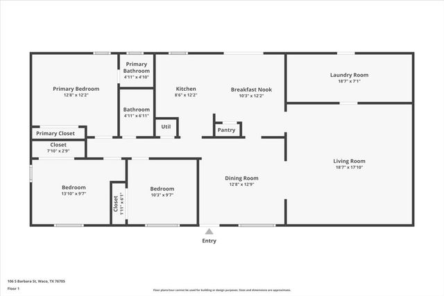 106 S Barbara Street, Lacy Lakeview, TX 76705