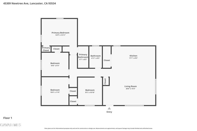 45309 Newtree Avenue, Lancaster, CA 93534