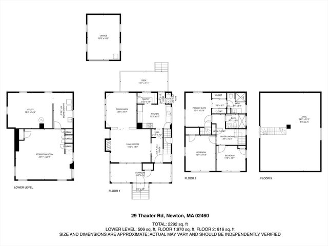 29 Thaxter Rd, Newton, MA 02460
