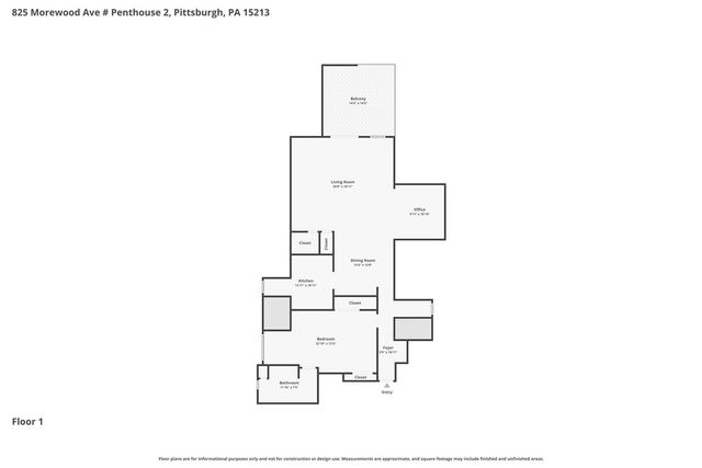 825 Morewood Ave PH2, Shadyside, PA 15213