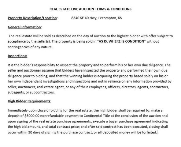 8340 SE 40 Highway, Lecompton, KS 66050