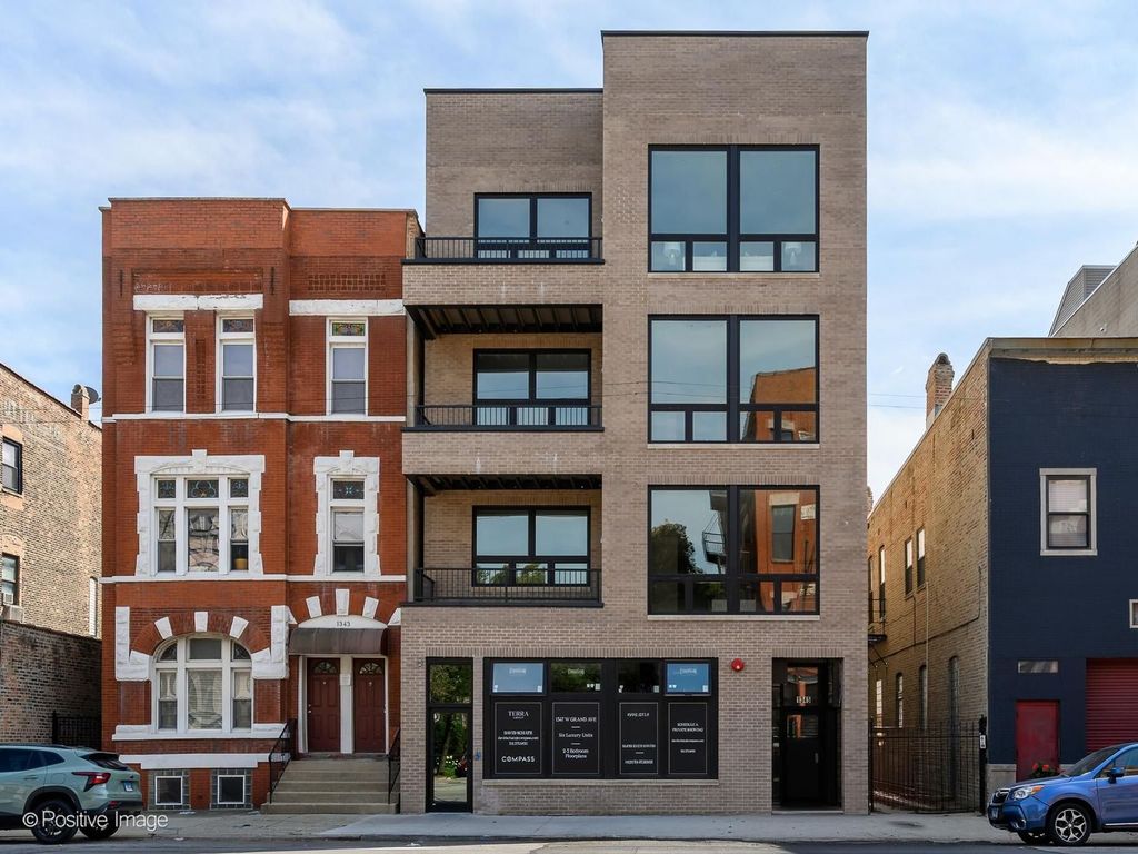 1345 W Grand Avenue 4N, Chicago, IL 60642 — exterior