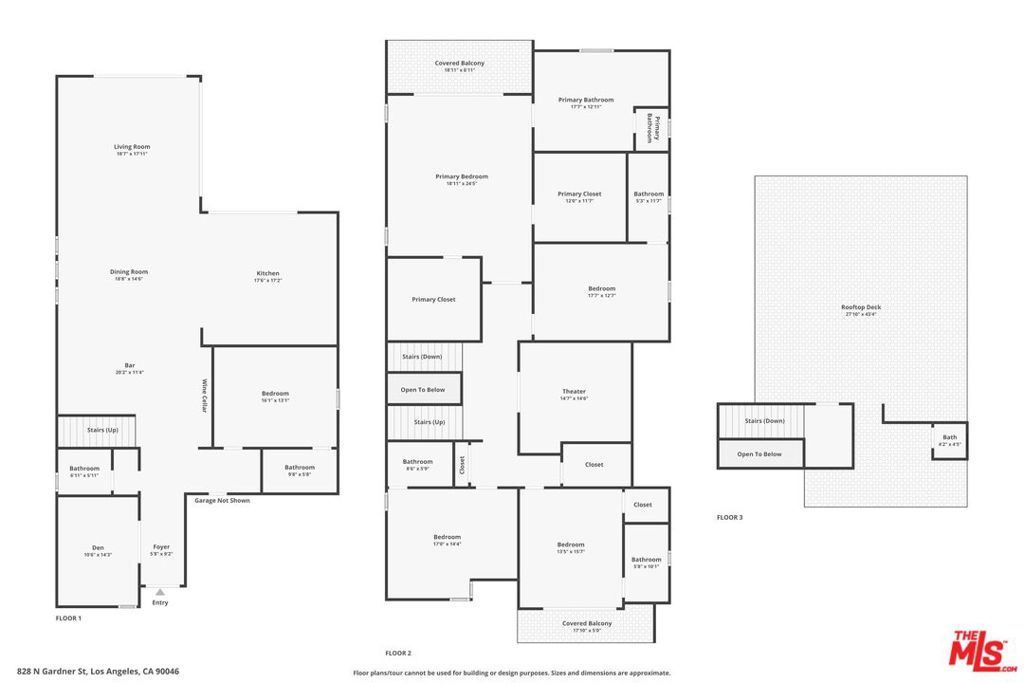 Image 13 of property listing at 828 N Gardner Street, Los Angeles, CA 90046