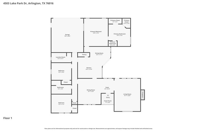 4503 Lake Park Drive, Arlington, TX 76016