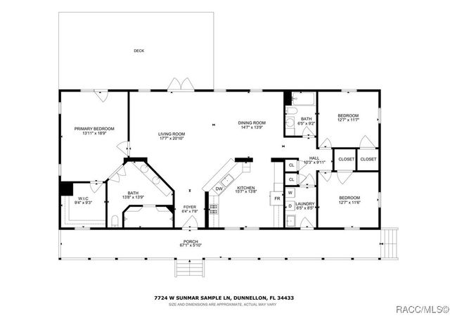 7724 W Sunmar Sample Lane, Dunnellon, FL 34433