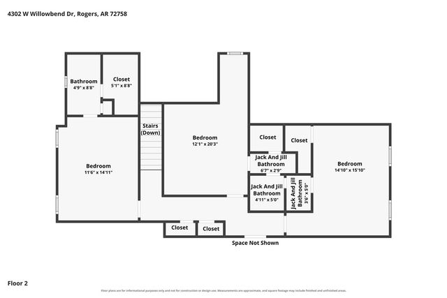 4302 W Willowbend Drive, Rogers, AR 72758