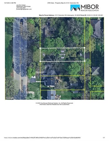 4125 Clarendon Road, Indianapolis, IN 46208