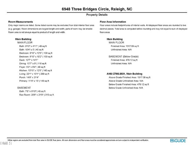 6948 Three Bridges Circle, Raleigh, NC 27613