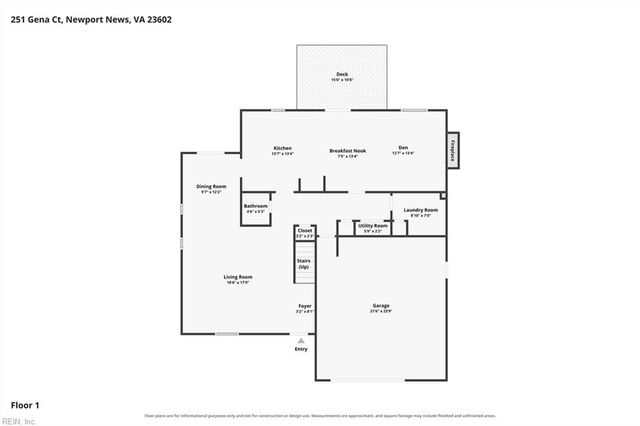 251 Gena CT, Newport News, VA 23602