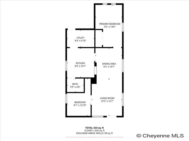 615 E 6TH ST, Cheyenne, WY 82007