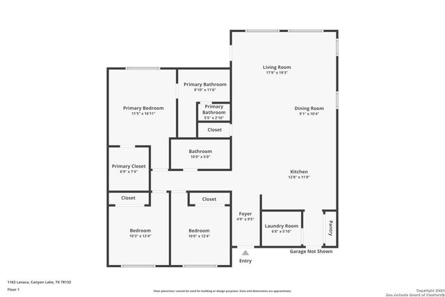 1163 LAVACA DR, Canyon Lake, TX 78133