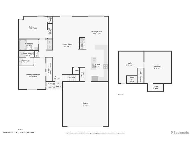 2867 W Rowland Ave, Littleton, CO 80120