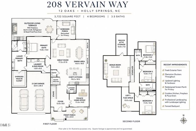 208 Vervain Way, Holly Springs, NC 27540