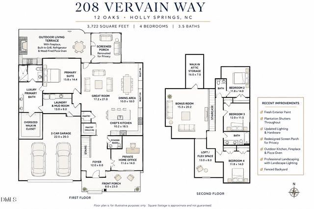 208 Vervain Way, Holly Springs, NC 27540