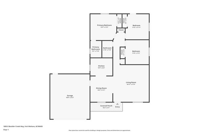 1805 E Boulder Creek Way, Fort Mohave, AZ 86426