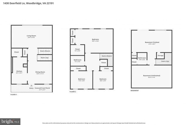 1430 DEERFIELD LN, Woodbridge, VA 22191