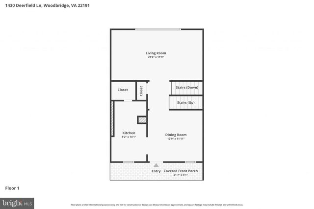 1430 DEERFIELD LN, Woodbridge, VA 22191