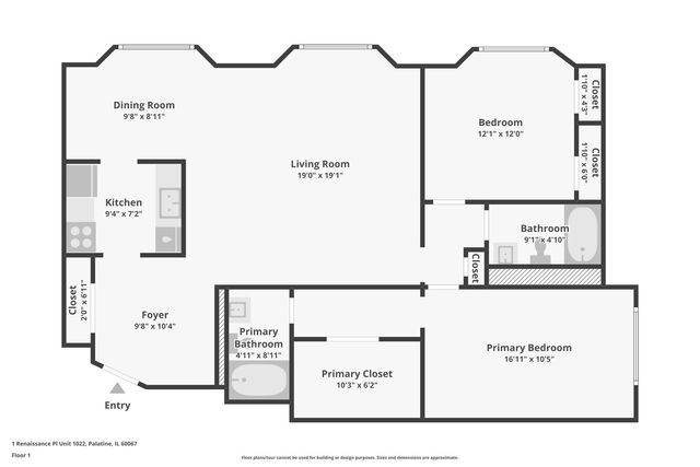 1 Renaissance Place 1022, Palatine, IL 60067