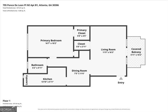 795 Ponce De Leon Place NE B1, Atlanta, GA 30306