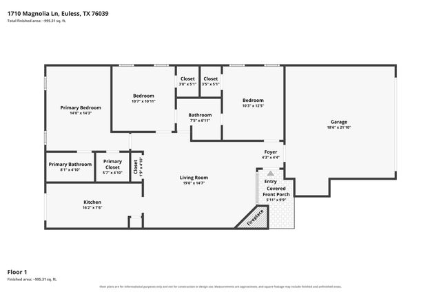 1710 Magnolia Lane, Euless, TX 76039
