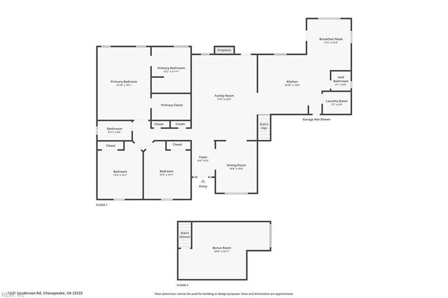 1221 Sanderson RD, Chesapeake, VA 23322