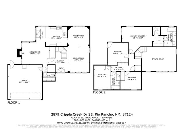 2879 Cripple Creek Drive SE, Rio Rancho, NM 87124