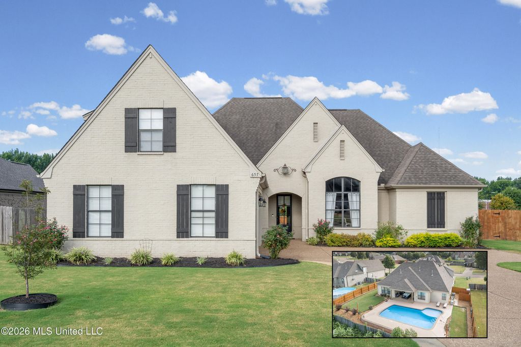 657 N Doe Creek Trail, Hernando, MS 38632 — exterior