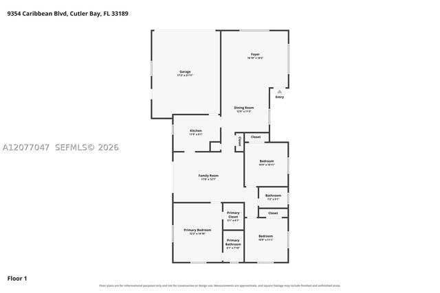 9354 Caribbean Blvd, Cutler Bay, FL 33189