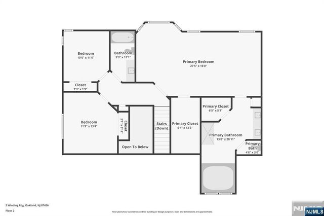 2 Winding Ridge, Oakland, NJ 07436