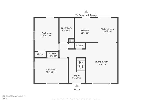 3704 Linden Road, Richton Park, IL 60471