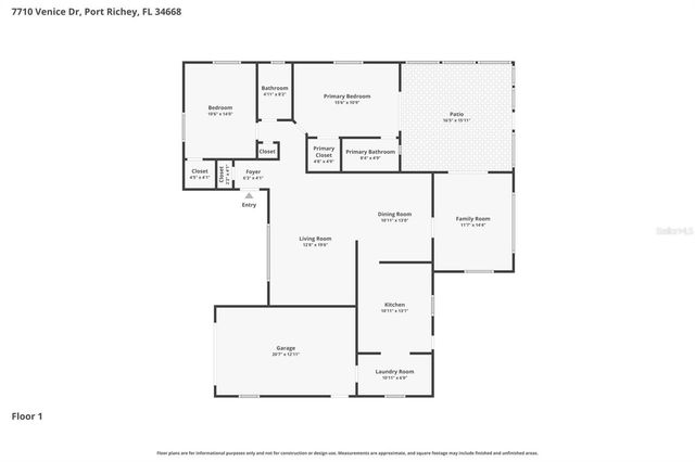 7710 VENICE DRIVE, Port Richey, FL 34668