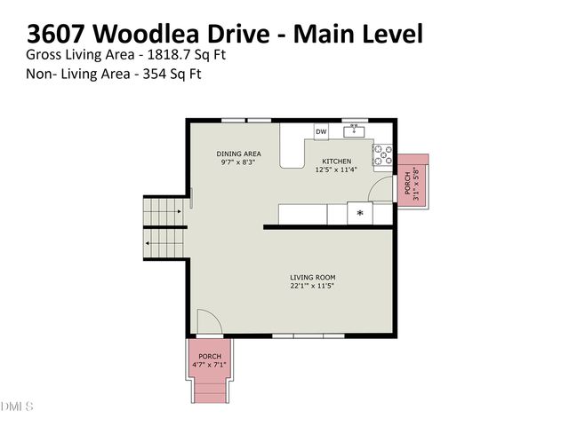 3607 Woodlea Drive, Raleigh, NC 27604