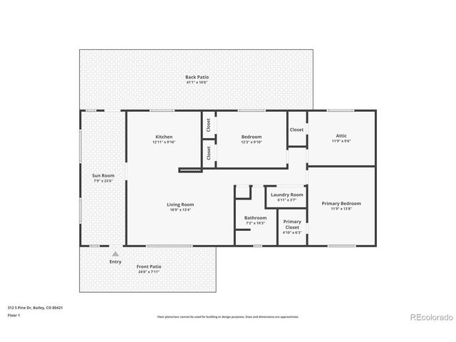 312 S Pine Dr, Bailey, CO 80421