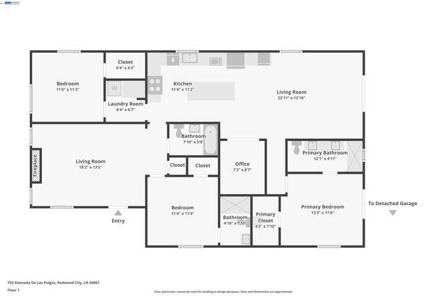 725 Alameda De Las Pulgas, Redwood City, CA 94061