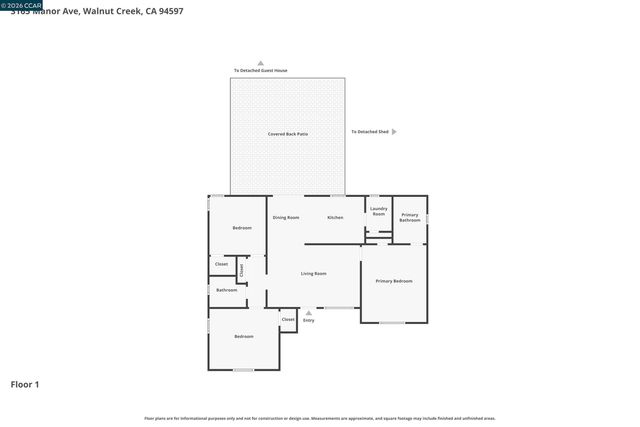 3165 MANOR AVENUE, Walnut Creek, CA 94597