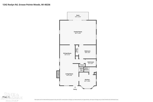 1242 Roslyn Road, Grosse Pointe Woods, MI 48236