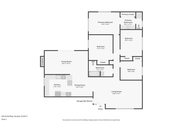 944 Orchid Way, San Jose, CA 95117