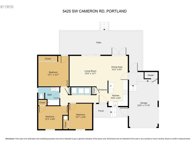 5425 Sw CAMERON Rd, Portland, OR 97221