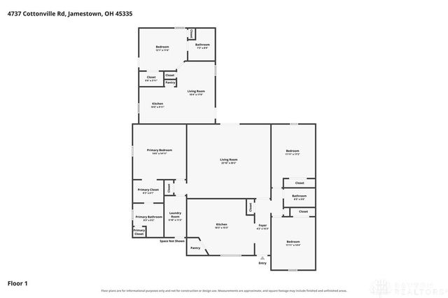 4737 Cottonville Road, Jamestown Vlg, OH 45335