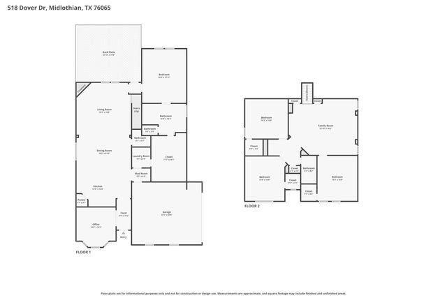 518 Dover Drive, Midlothian, TX 76065