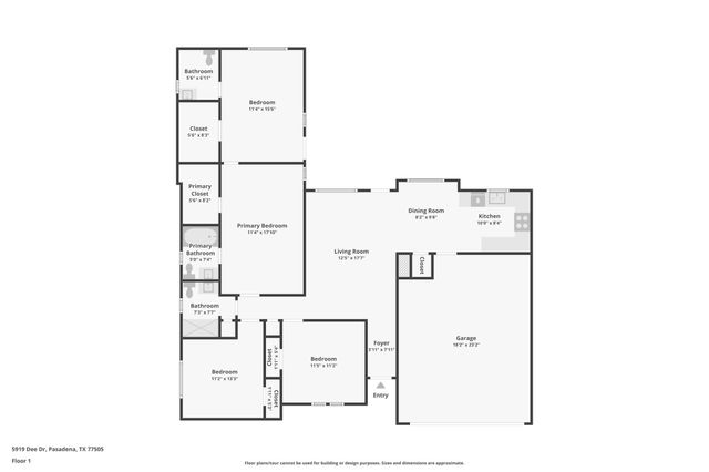 5919 Dee Drive, Pasadena, TX 77505