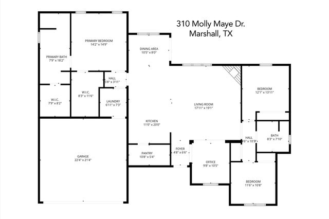 310 Molly Maye, Marshall, TX 75672