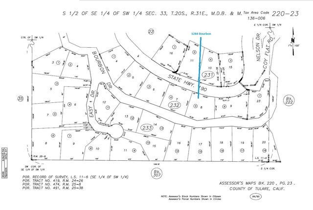 1284 Bourbon, Camp Nelson, CA 93265