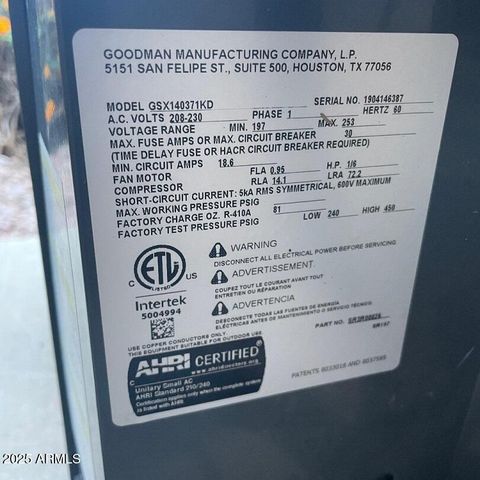 1554 E TULSA Street, Gilbert, AZ 85295