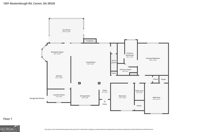 1001 Beatenbough Road, Canon, GA 30520