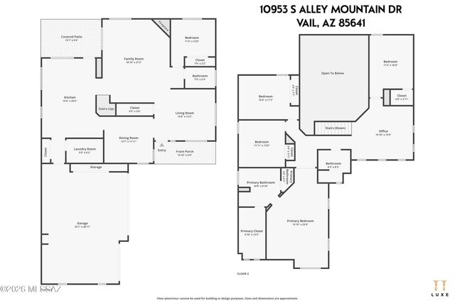 10953 S Alley Mountain Drive, Vail, AZ 85641