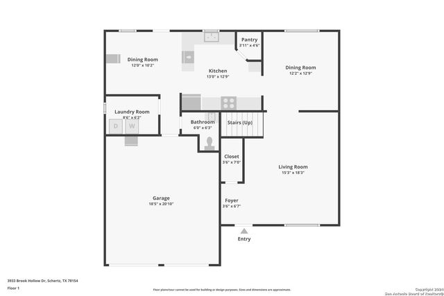3933 BROOK HOLLOW DR, Schertz, TX 78154