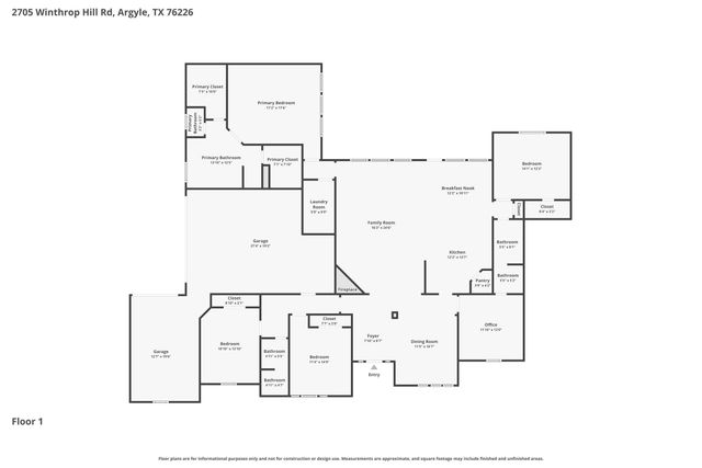 2705 Winthrop Hill Road, Denton, TX 76226