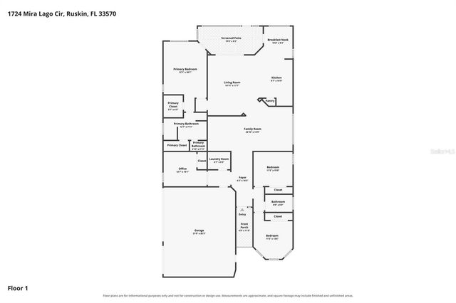1724 MIRA LAGO CIRCLE, Ruskin, FL 33570
